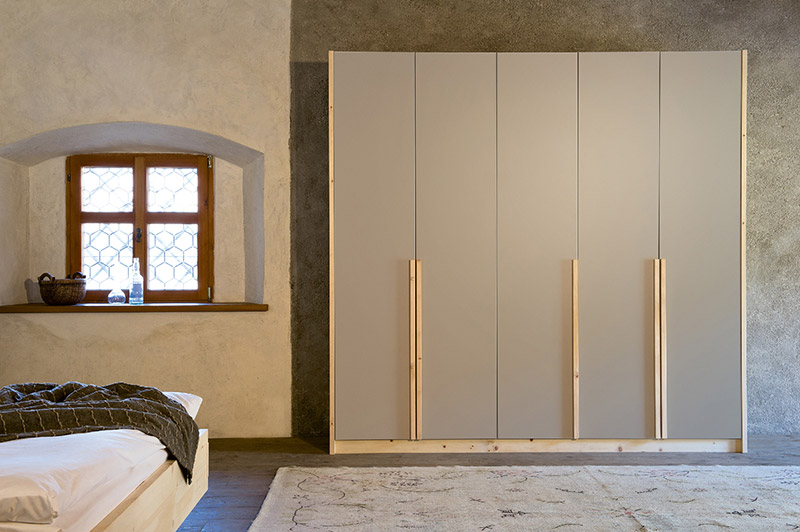 Lais Moebel Schrank Steingrau