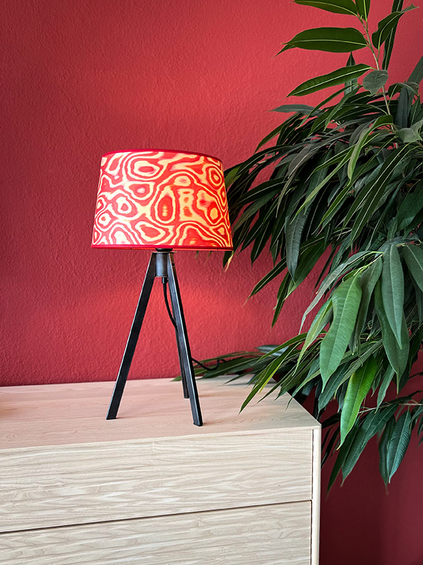 Lais Moebel Tischleuchte Rot
